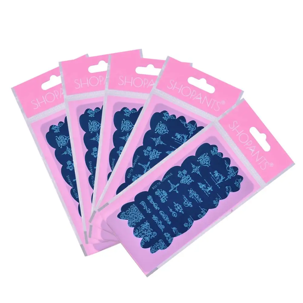 Маникюрный шаблон для стемпинга ногтей 6 х12 см|Шаблоны дизайна ногтей| |