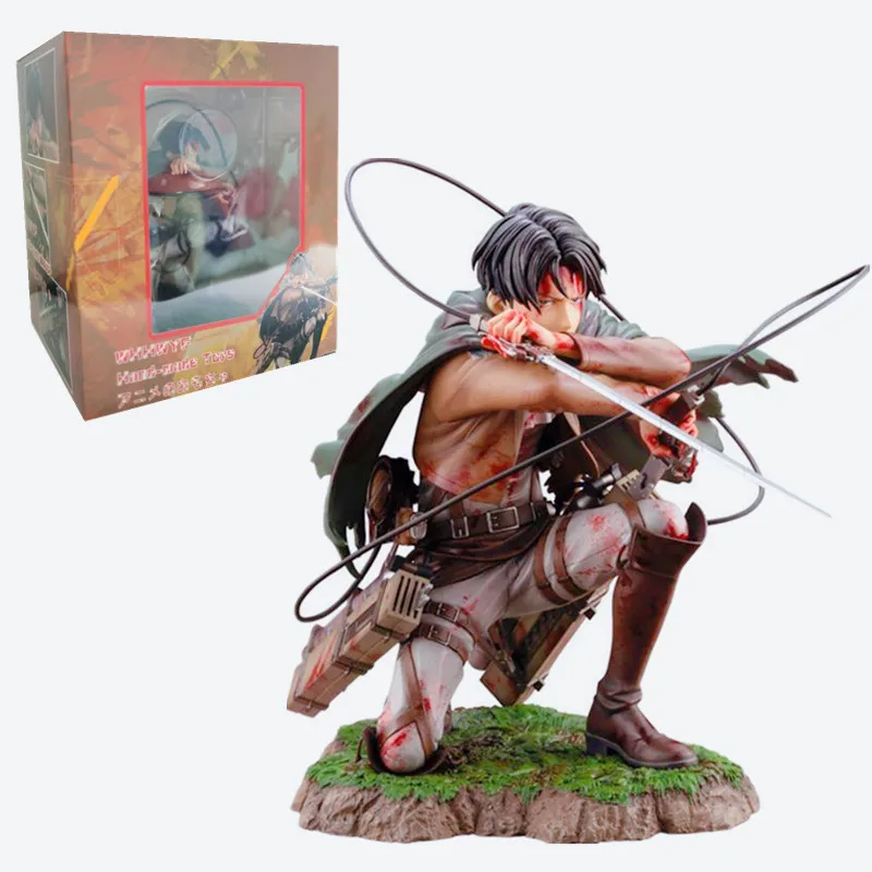 

Anime Attack on Titan Figure Levi Ackerman Multiple Ver. Mikasa Ackerman Levi action figure Eren Yeager Collection Model Toys
