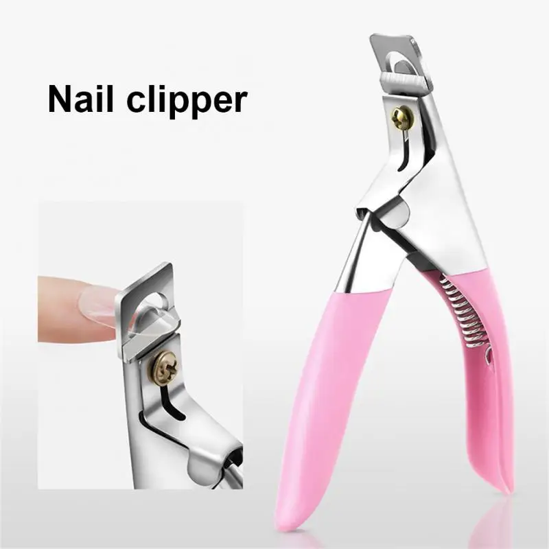 

Professional Nail Art Clipper Special Type U Word French False Tips Edge Cutters Manicure Stainless Steel Nail Art Scissors Tool