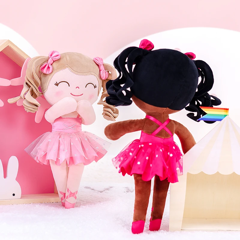 

Gloveleya Plush Cloth Toys Ballet Dancer Doll Dreaming Girl Dolls for Kids Baby Girl Curls Hair Ballet Girl Dolls Ballet Toys