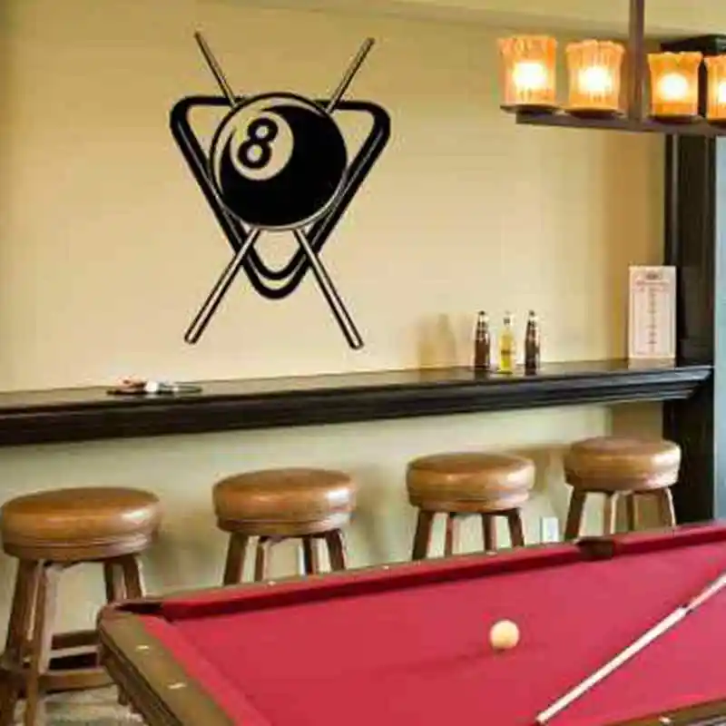 Billiards Sticker Snooker Decal Posters Vinyl Wall Decals Parede Decor Mural | Stickers