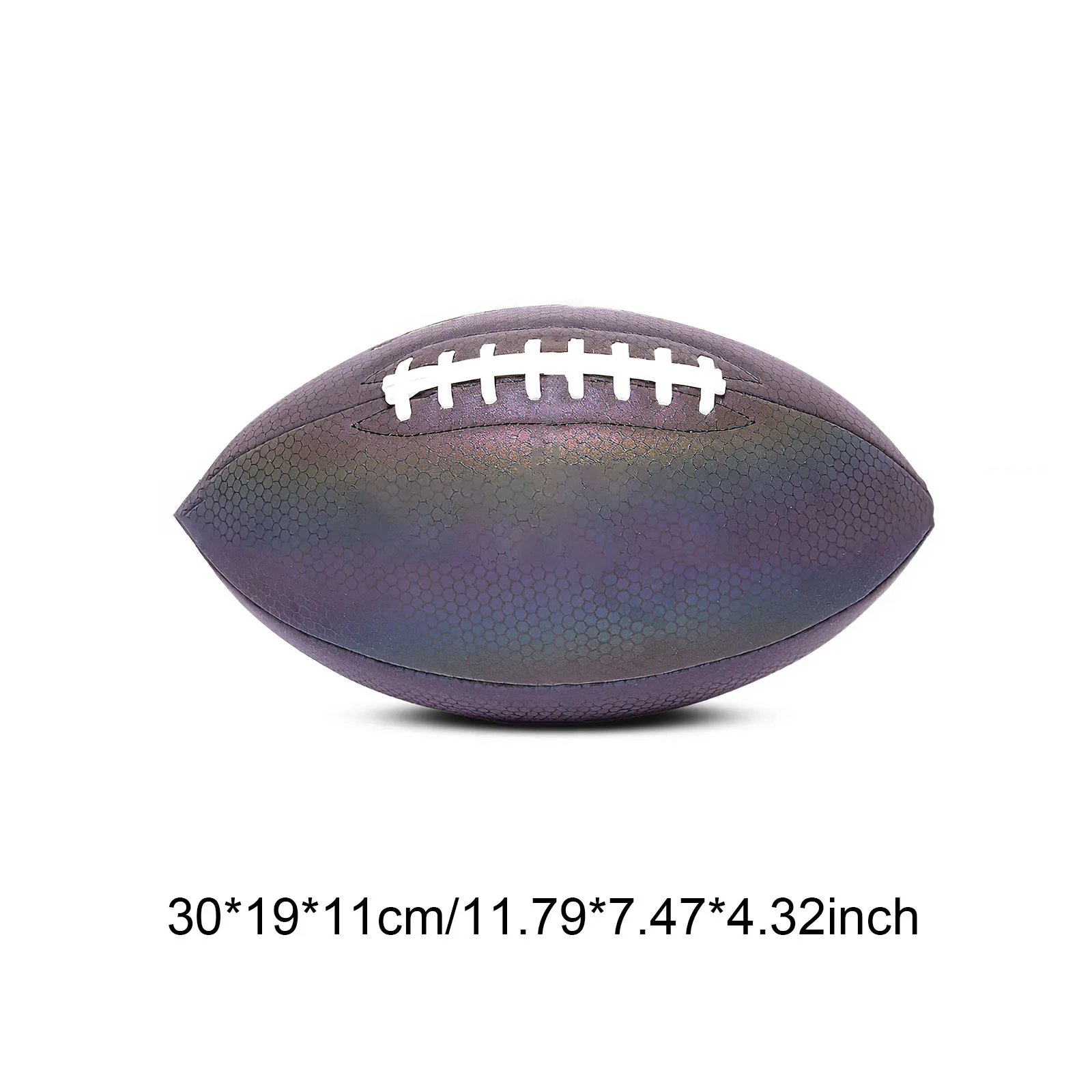 Светоотражающий футбольный стандарт 9 светящийся светоотражающий мяч кожаный