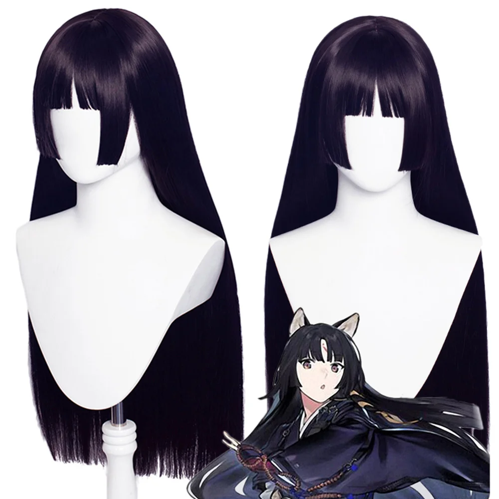 

Game Arknights Saga Cosplay Wig Long Wigs Heat Resistant Synthetic Wig With Ears