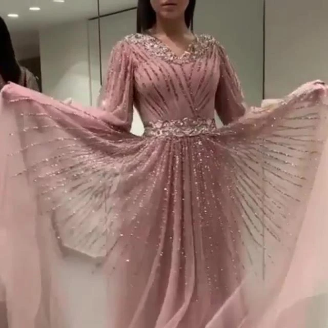 

Lugentolo Maxi Dress Women Sexy Mesh Summer New Big Swing Empire Long Sleeve Round Neck Banquet Floor-Length