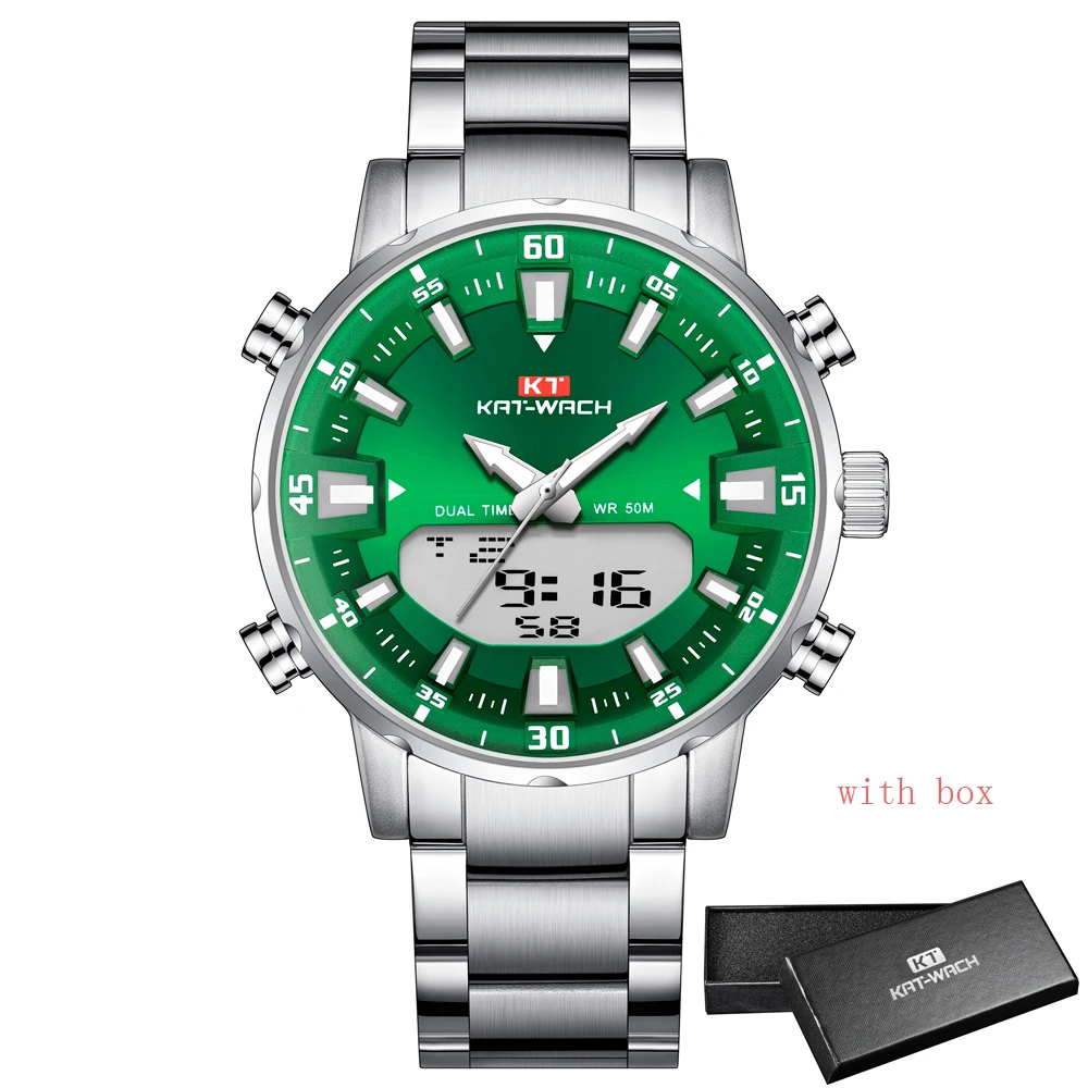 

Mens Watches Green Water Ghost Men Sports Watches Men's LED Digital Quartz Clock Waterproof Military Wrist Watch black waches