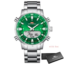 Mens Watches Green Water Ghost Men Sports Watches Men's LED Digital Quartz Clock Waterproof Military Wrist Watch black waches