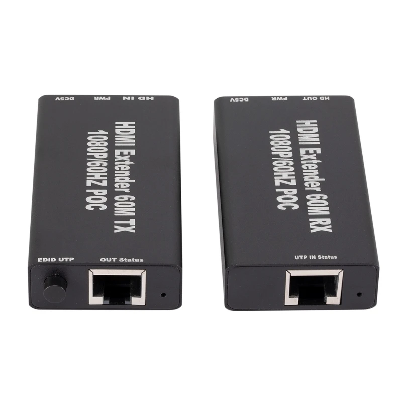 Ethernet-конвертер адаптер-удлинитель 60 м HDMI-совместимый удлинитель кабеля