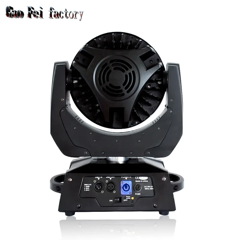 Led dj light 108x3 движущиеся головы мыть свет quad dmx 16chs световой луч для сцены освещение для сцены дискотека