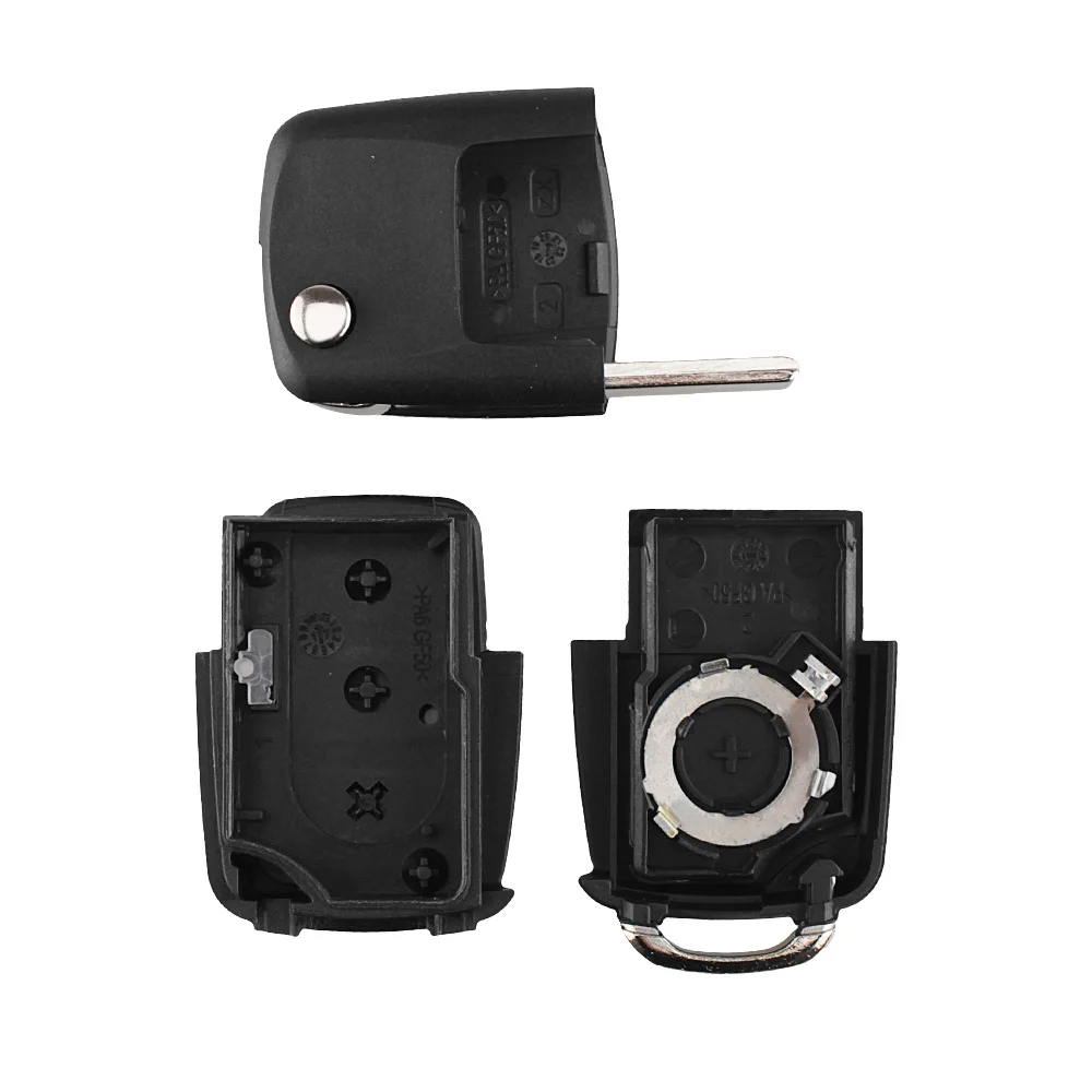 KEYYOU Uncut/Cut Blade 3 BT флип чехол для VOLKSWAGEN VW polo passat b5 Tiguan Golf сиденья|Ключ от авто| |