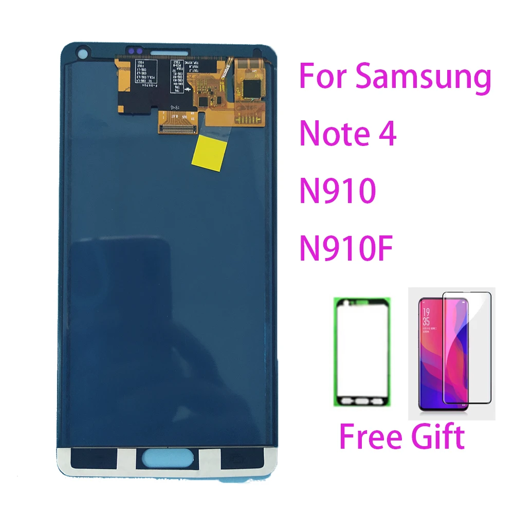 TFT ЖК экран для Samsung Note 4 дисплей сенсорный планшета Galaxy Note4 N910 N910A N910F N9100|Экраны