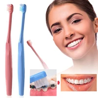 toothbrush interdental toothbrush pointed tip between teeth cleaning brush for orthodontic braces brush dental