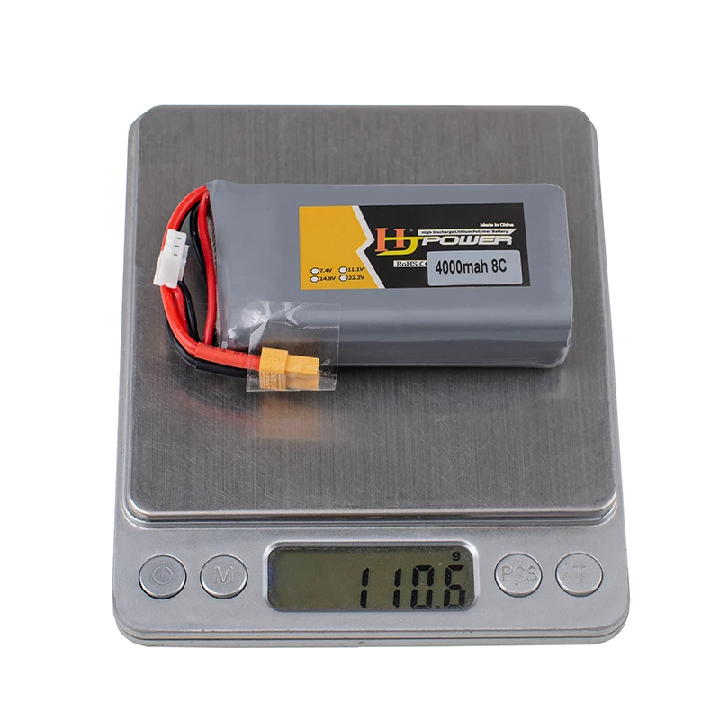 4000mAh 2S 7.4V 8C Lipo Battery TX16S TX18S TRemote Control Transmitter JST-XH and XT30 Plug Large Endurance | Игрушки и хобби