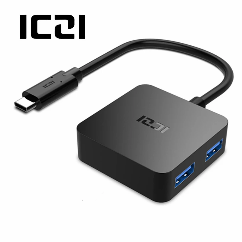 ICZI USB C до 4 3 0 портов концентратор Высокоскоростной Thunderbolt type адаптер для MacBook Pro