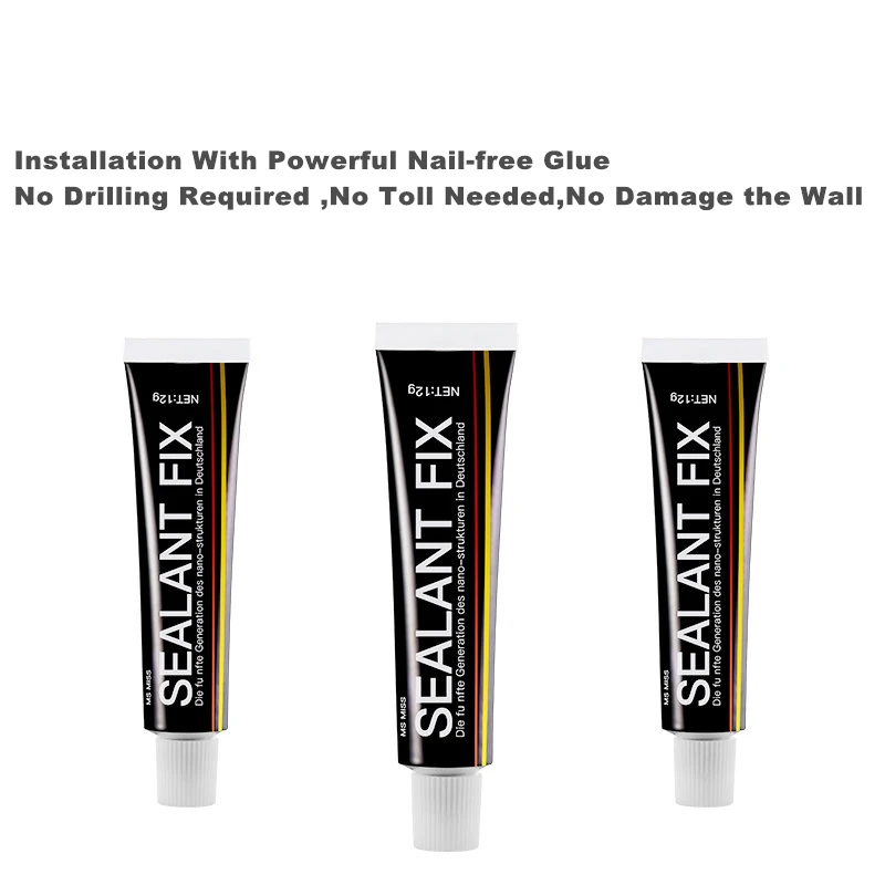 

Space aluminum Black Bathroom Shelves Kitchen Wall Shelf Shower Storage Rack Towel Bar Bathroom Accessories 30-50 cm Length