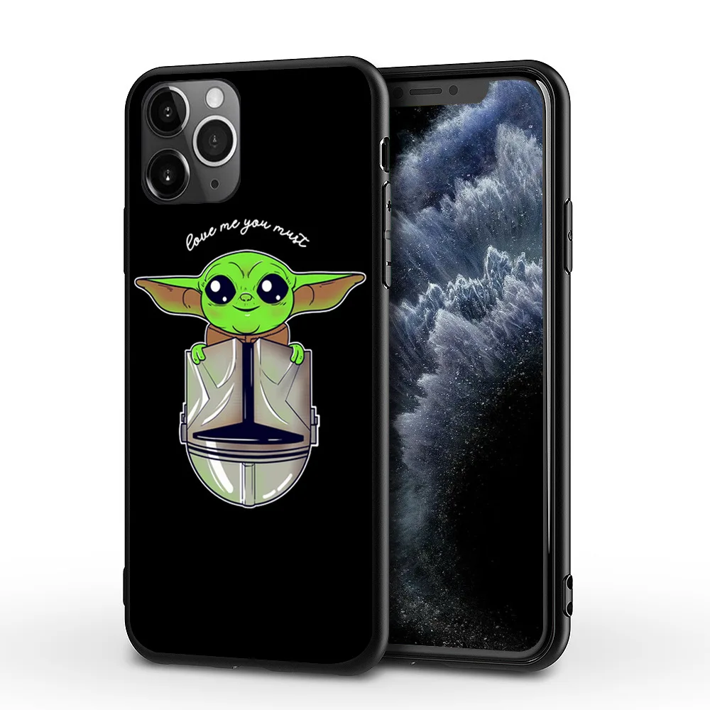 Милый милый чехол для телефона с изображением Йоды iPhone x XR Xs Max 8 7 6 Plus 11 pro max мягкий