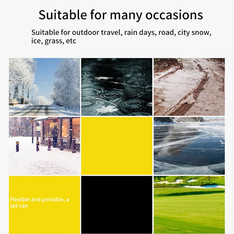 10 шипов противоскользящие ледяные ручки альпинистские скобы для снега