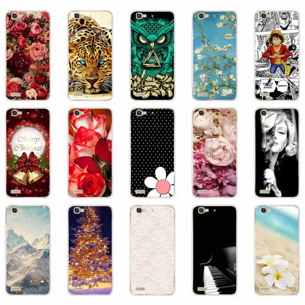 Coque чехол для Huawei GR3 TAG L21 L01 L03 G8 мини Funda задняя крышка бампер capas|Бамперы| |