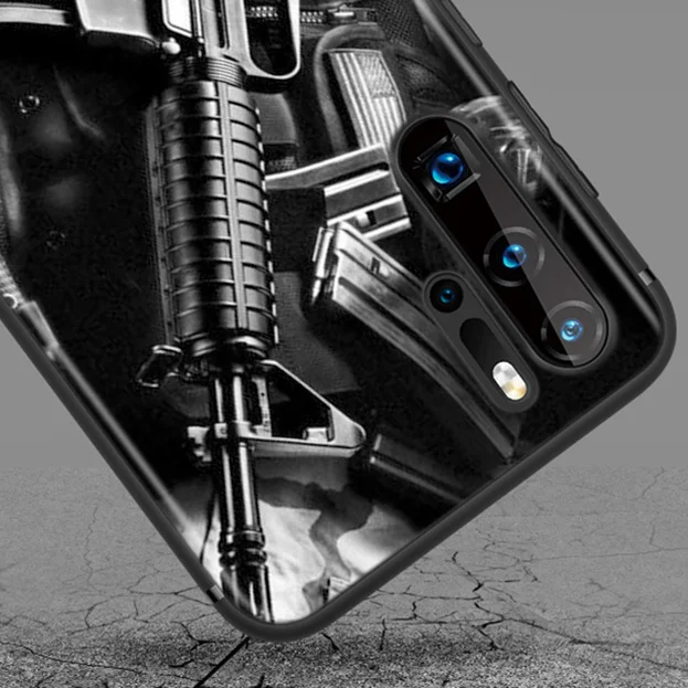 

Cool Gun AK47 For Huawei P40 P30 P20 P10 P9 P8 Lite E 5G 2017 2019 Pro Plus Phone Case