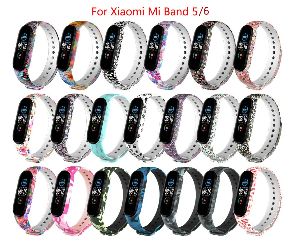 1 шт. браслет для Xiaomi Mi Band 6 ремешок Miband6 Miband 5 Correa силиконовый NFC аксессуары Сменный