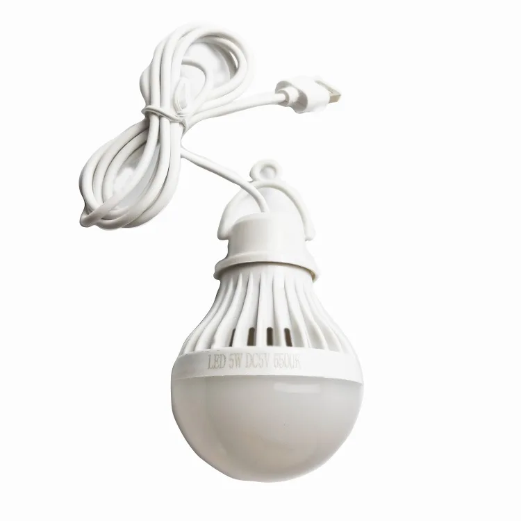 

5V USB LED Light Bulb Tent Hanging Emergency Lamp 3W 5W 7W For Outdoor Camping Hiking Home Reading Portable Lighting Bulb