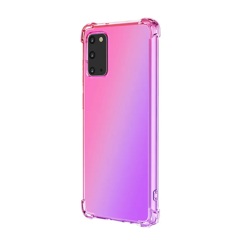Защитный чехол для телефона Samsung S20 6 7 дюйма сотового с градиентом цвета девочек