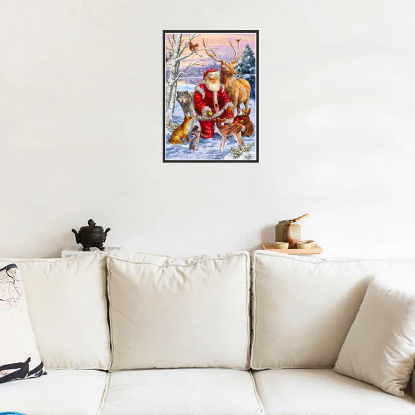 Бесплатная доставка рождественские украшения алмазная живопись картина 5D