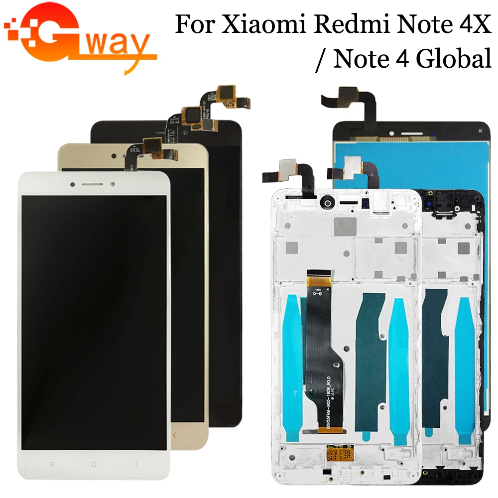 Качество AAA для Xiaomi Redmi Note 4X ЖК дисплей + сенсорный экран 4 глобальная версия