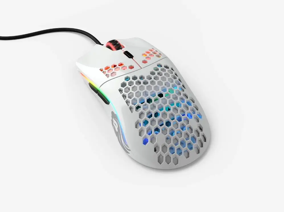 Мышь славных игровая модель с круглым вырезом (маленький) белый Коврики (Branco