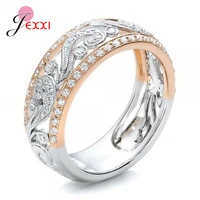 new fashion wide finger rings 925 sterling silver vintage luxury statement finger rings for womenwifemom best jewelry gifts