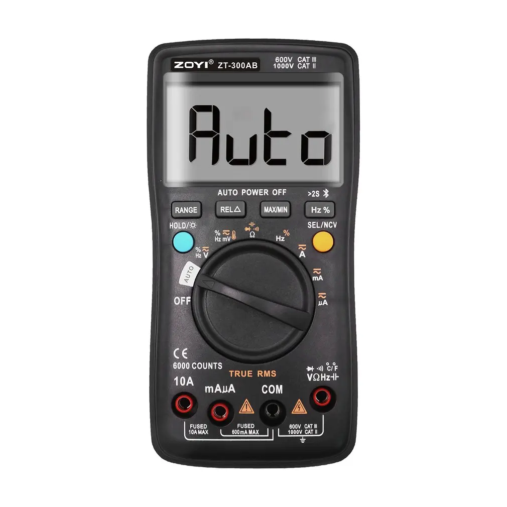 

ZT-300AB Instrumentation Intelligent Multimeter High-precision Multimeter Universal Durable Tester Lanyard