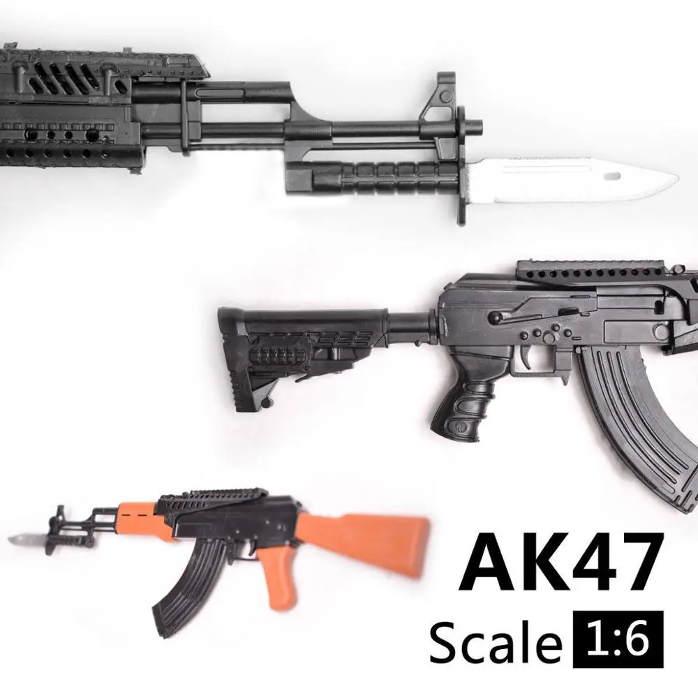 1:6 1/6 масштаб 12 дюймов фигурки АК47 модель пистолеты игрушечный стрелковый