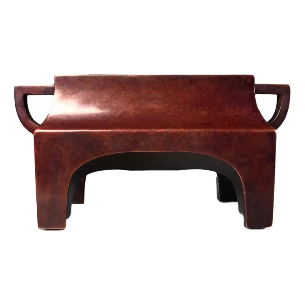 

LaoJunLu Real Red Copper Jujube Skin And Red Incense Burner Ornaments Style Recognition: Feiyun Pavilion Imitation antique