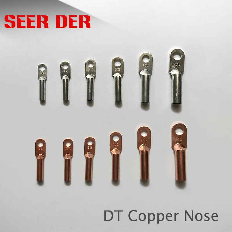 Соединитель для кабеля с отверстием болта медные клеммы медная трубка клемм 10 мм2