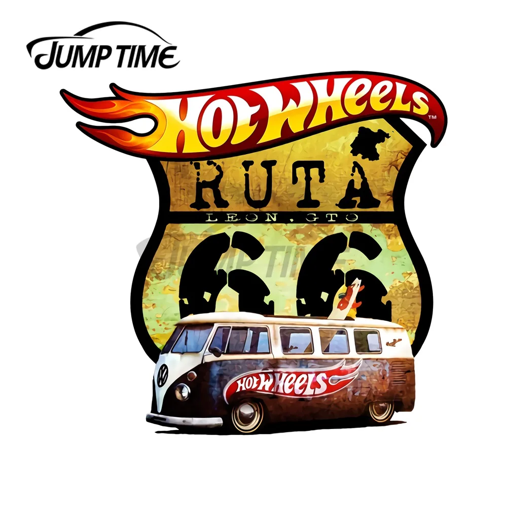 JumpTime 13 см x 12 1 для Route 66 щит знак винил JDM наклейки машина бампер окно мотоцикла