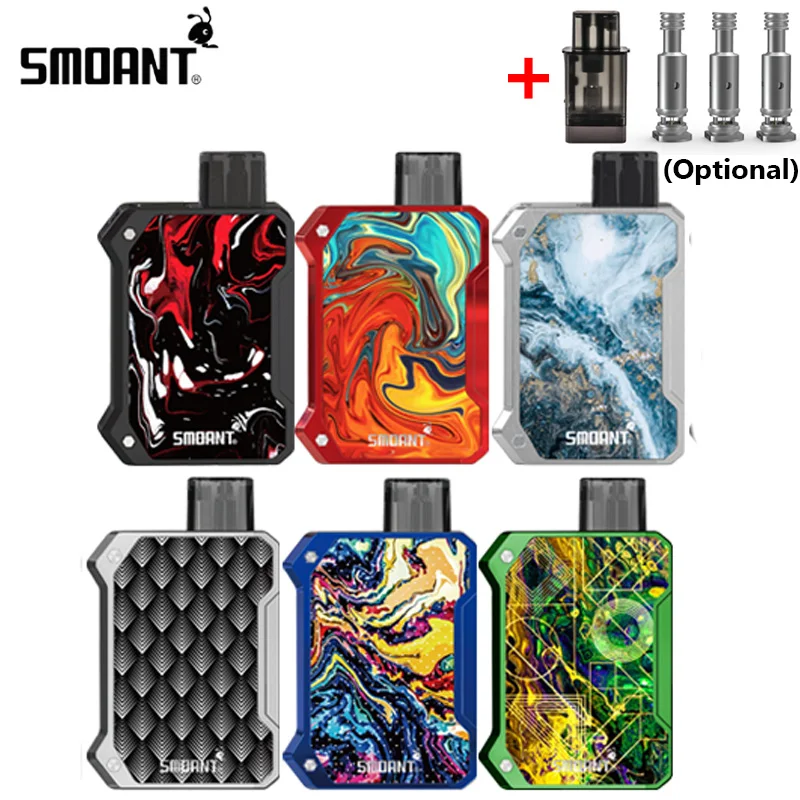 Оригинальный набор Smoant Battlestar Baby Pod вейп с аккумулятором 750 мАч бак картриджем 2 мл