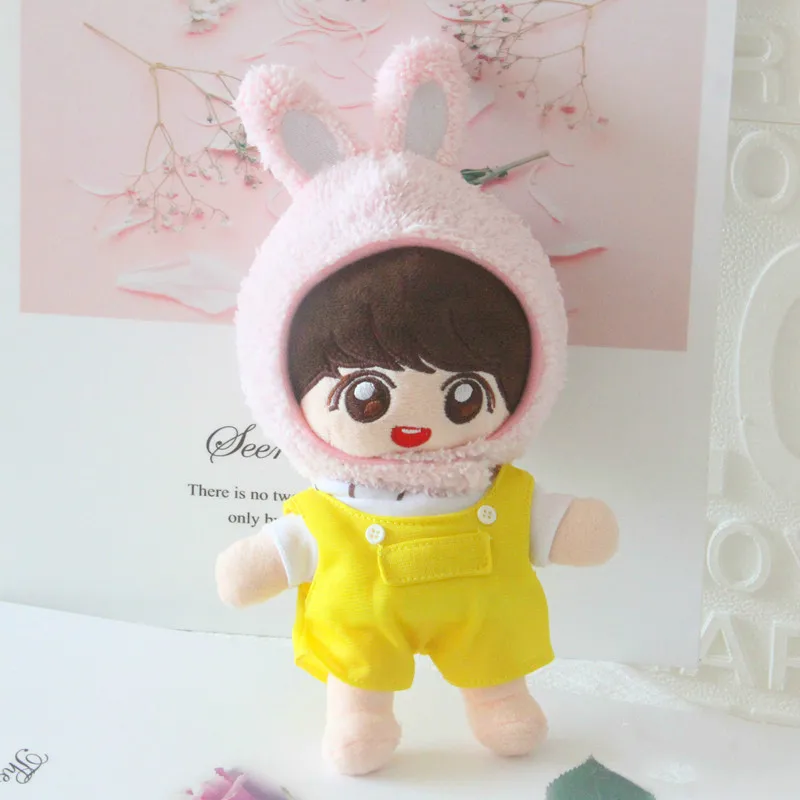 

[MYKPOP]KPOP Doll's Clothes & Accessoires- Cartoon Hood Cap for 20cm Dolls(without doll) Bangtan Fans Collection SA19122107