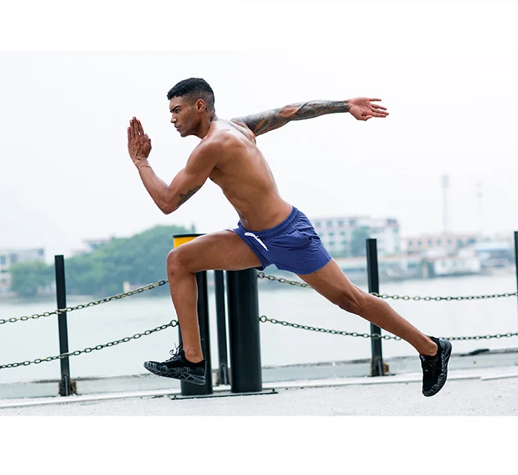 Мужские быстросохнущие пляжные шорты для фитнеса бега спорта на открытом