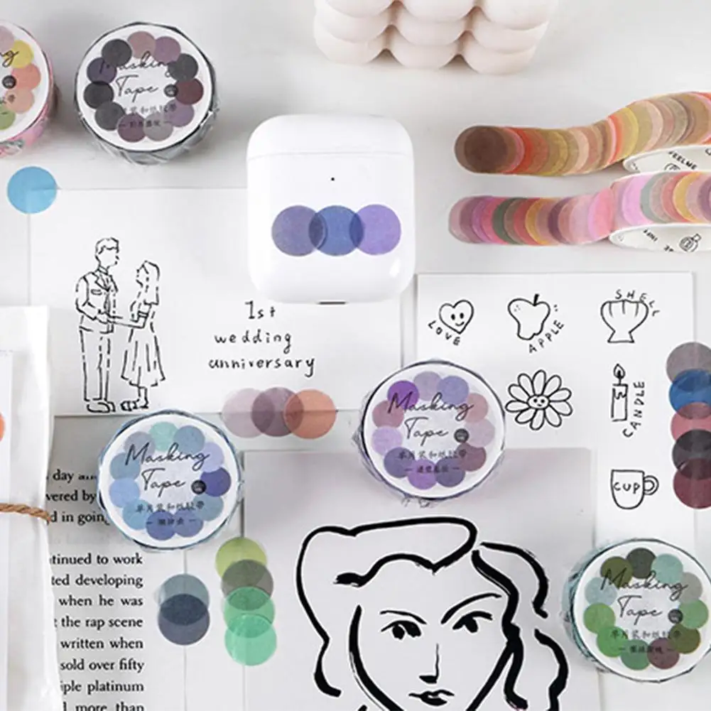 

1 Pcs Fruit Hard Candy Series Decoration Special-Shaped School Washi DIY Stationary Creative Scrapbooking Supplies Tape Mas F2X0