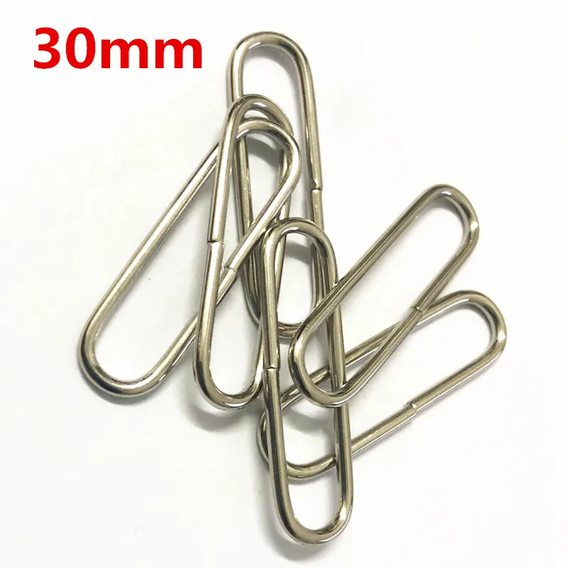 NO11 30mm Silver 100 шт. металлическое овальное кольцо пряжки для одежды часов аксессуары для рукоделия Швейные 16 мм 20 мм 25 мм 32 мм 35 мм 38 мм 50 мм 65 мм - Цвет: NO11 30mm Silver