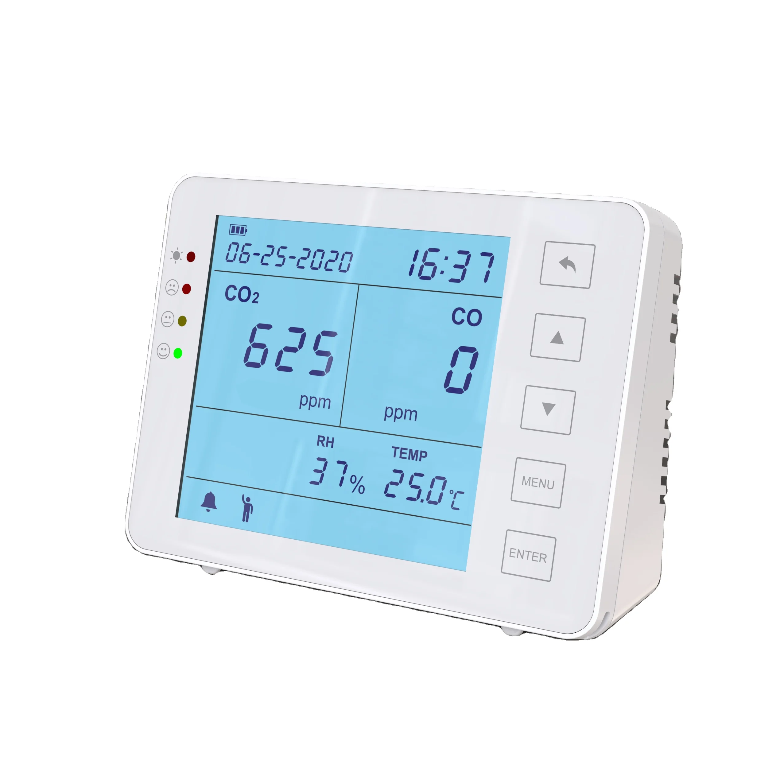 

Multi CO2 Monitor and CO Gas Alarm for Indoor Air Quality Monitor