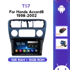 Автомагнитола, 2 Din, Android, мультимедийный плеер для Honda Accord 6, 1998, 1999, 2000, 2001, 2002, 2003, поддержка 1080P, видеокамера BT, Wi-Fi, Carplay
