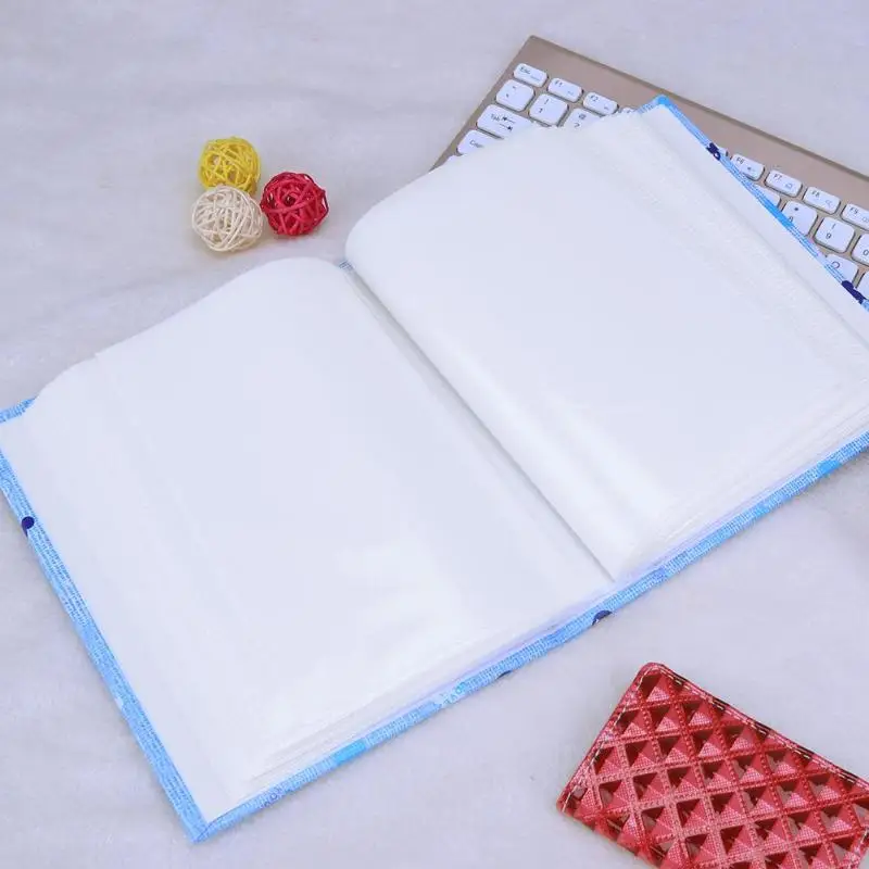 100/200 карманы фотоальбом с рисунками из мультфильмов Interleaf Тип 5/7 дюймов DIY