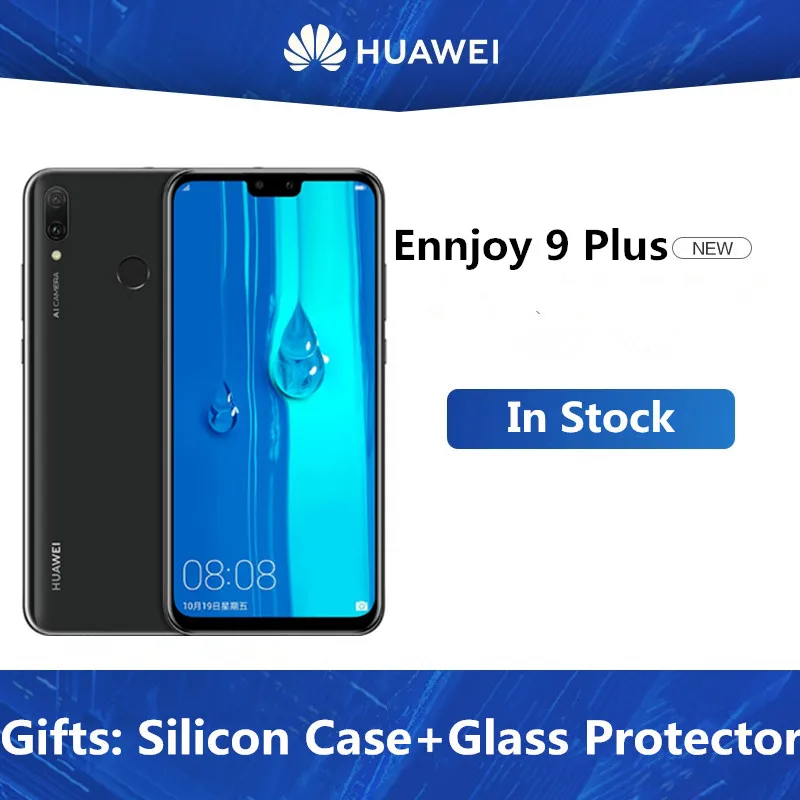 DHL Быстрая HuaWei Y9 Enjoy 9 Plus 4G LTE мобильный телефон Android 8,1 6," ips 2340X1080 6 Гб ram 128 Гб rom 4 камеры 3 слота