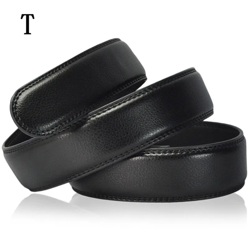 

Men's Belt Automatic Buckle Belt Body New Business Leather Belt 3.5cm