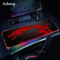 msi large rgb mouse pad xxl gaming mousepad led mause pad gamer red dragon mouse carpet mause pad pc desk pad mat with backlit