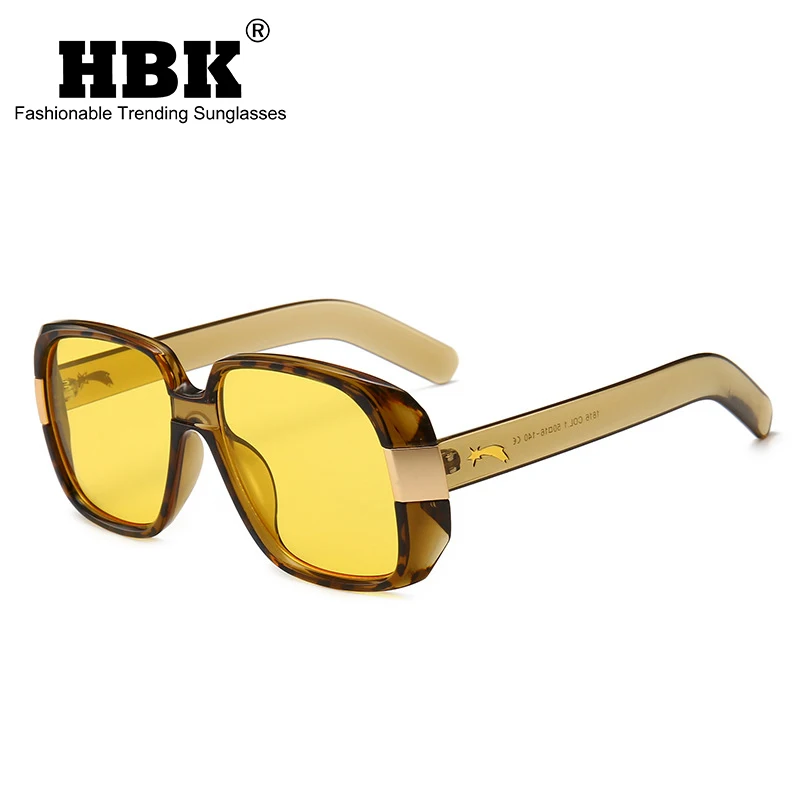 

HBK 2021 Новые поступления, квадратные оправы для очков для женщин и мужчин, очки для чтения с защитой от синего света, классические большие жел...