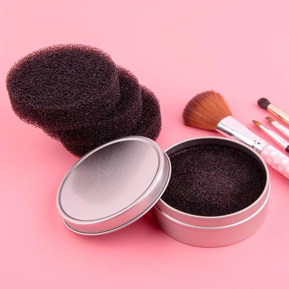 

1 Set Makeup Brush Cleaner Sponge Remover Color off Makeup Brushes Cleaning Box