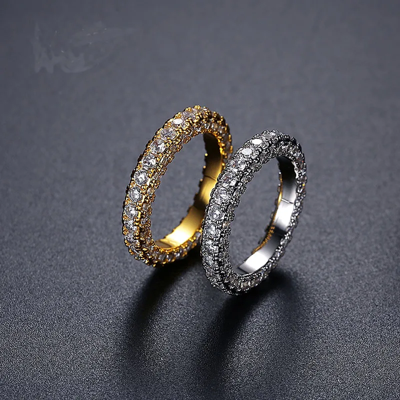 

Funmode Fashion Luxury Round Cubic Zircon Statement Rings For Women Jewelry Accessories anillos para hombre Wholesale FR167