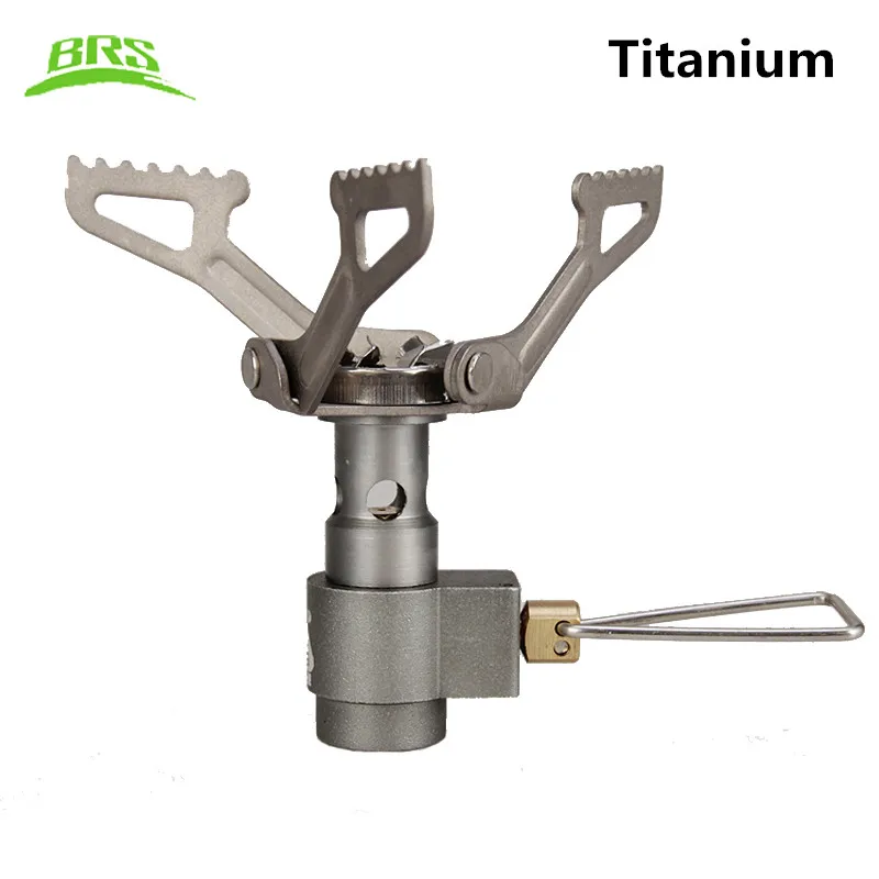 BRS Brs-3000t 25g Portable Mini Camping Titanium Stove outdoor Gas Stove Survival Furnace Pocket Picnic Cooking Gas Burner
