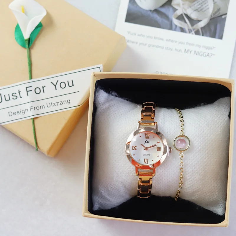 2019 Новые популярные ретро простые женские кварцевые часы тонкие классические